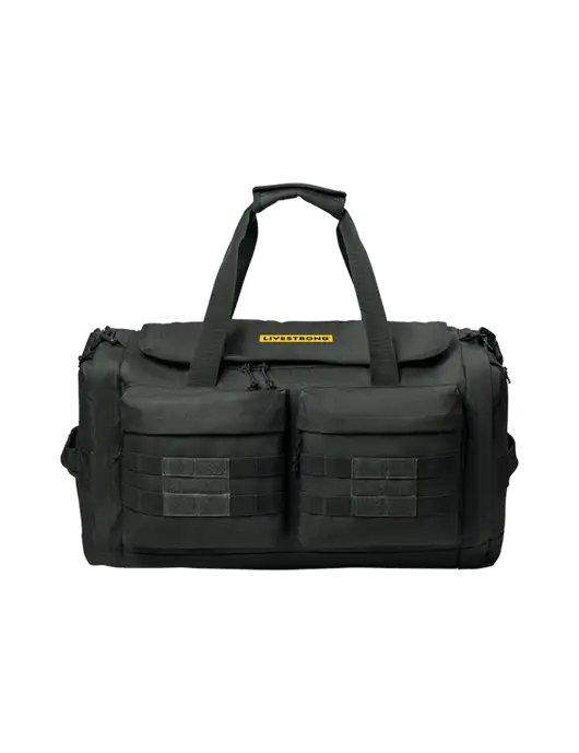 CornerStone Charcoal Grey Tactical Duffel w/LIVESTRONG Logo