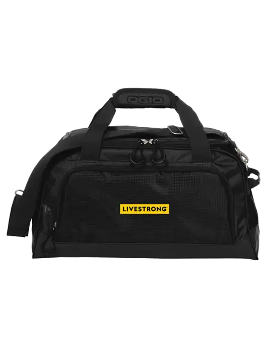 OGIO Breakaway Black Duffel w/LIVESTRONG Logo