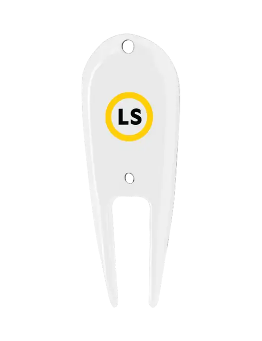 White Divot Tool w/LS Circle Logo
