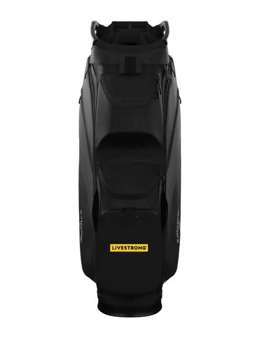 Callaway Chase 14 Black Cart Golf Bag  w/LIVESTRONG Logo