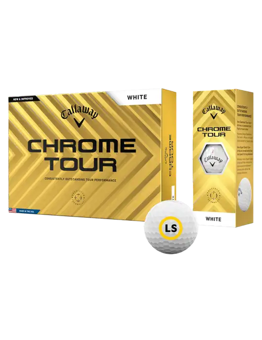Callaway Chrome Tour Golf Balls 12/pkg w/LS Circle Logo