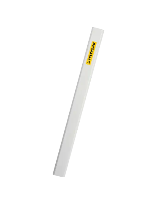 White Carpenter Pencil w/LIVESTRONG Logo