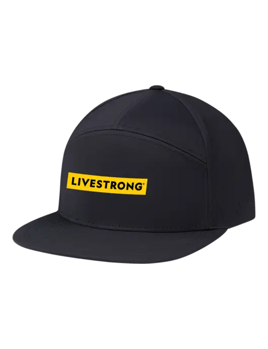 Richardson Black Cannon Cap w/LIVESTRONG Logo