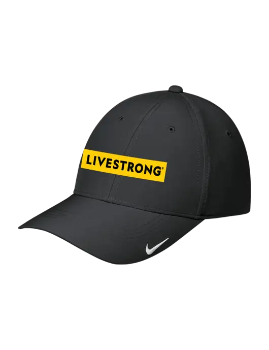 【超目玉枠】 Black Nike Dri-FIT Logo w/LIVESTRONG Cap Legacy ナイキ
