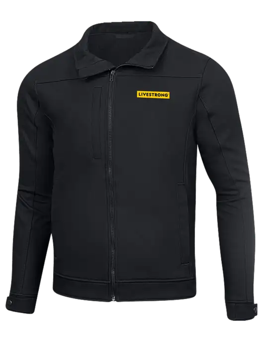 Cornerstone Charcoal Duck Bonded Soft Shell Jacket w/LIVESTRONG Logo
