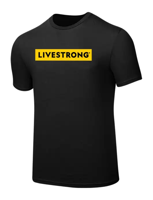 Seriously Soft Black T-Shirt w/LIVESTRONG Logo