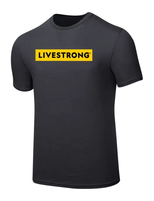 Seriously Soft Charcoal T-Shirt w/LIVESTRONG Logo