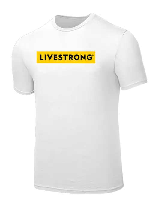Seriously Soft White T-Shirt w/LIVESTRONG Logo
