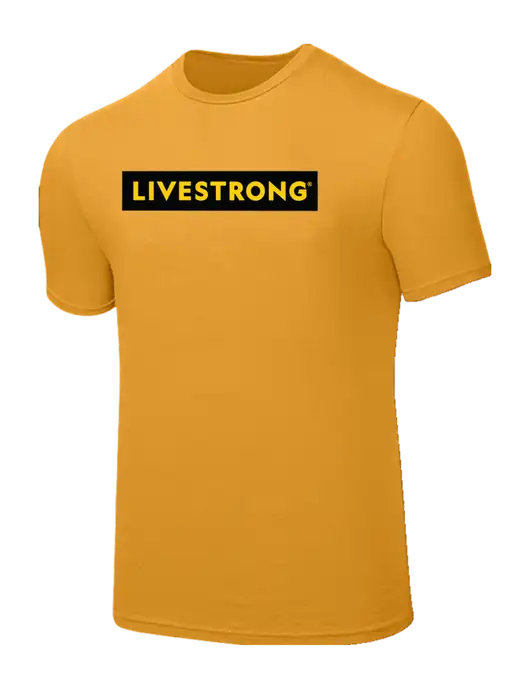 Seriously Soft Yellow Gold T-Shirt w/LIVESTRONG Logo