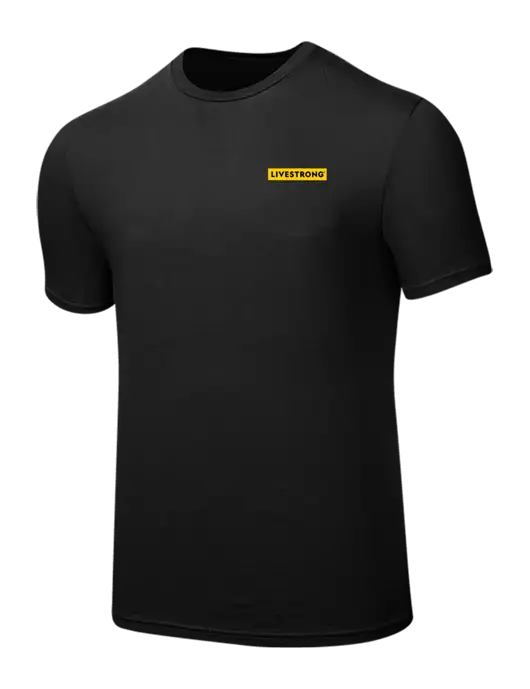 Seriously Soft Black T-Shirt w/LIVESTRONG Logo