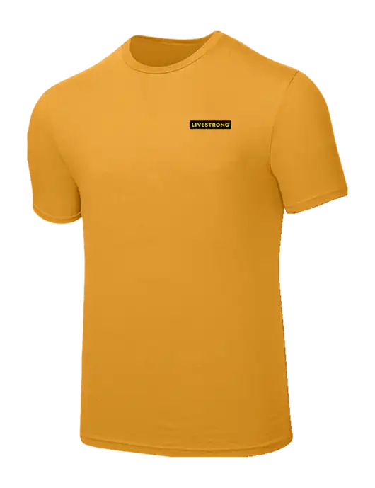 Seriously Soft Yellow Gold T-Shirt w/LIVESTRONG Logo