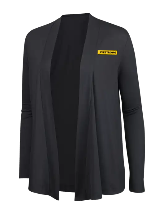 Smoke Grey Womens Concept Cardigan w/LIVESTRONG Logo