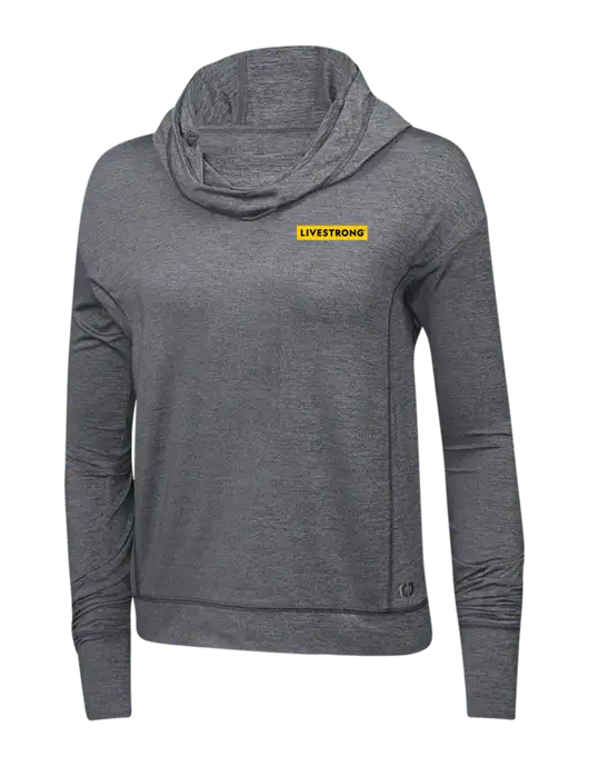 OGIO Gear Grey Heather Endurance Womens Force Hoodie w/LIVESTRONG Logo