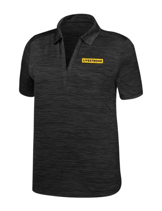 Callaway Womens Black Broken Stripe w/LIVESTRONG Logo