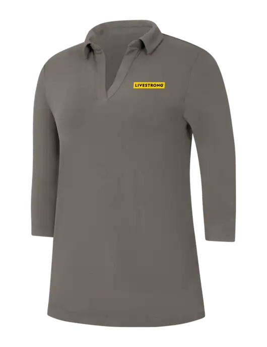 Womens Dark Grey Luxe Knit Tunic w/LIVESTRONG Logo