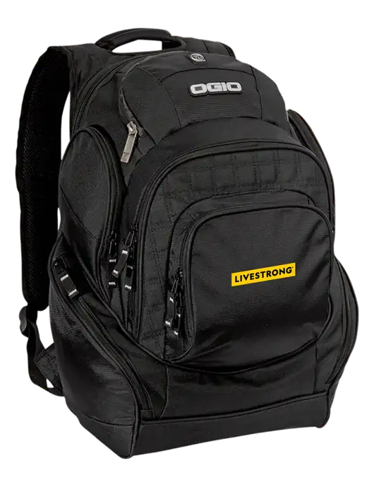 OGIO Black Mastermind Pack w/LIVESTRONG Logo