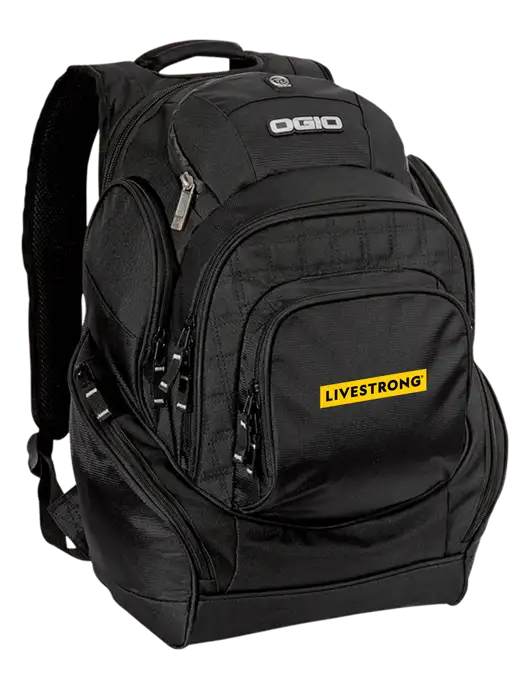 OGIO Black Mastermind Pack w/LIVESTRONG Logo