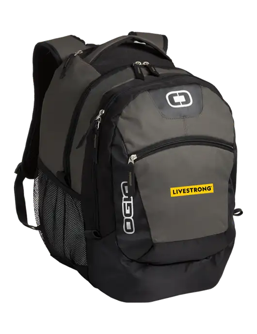 OGIO Grey Rogue Pack
 w/LIVESTRONG Logo