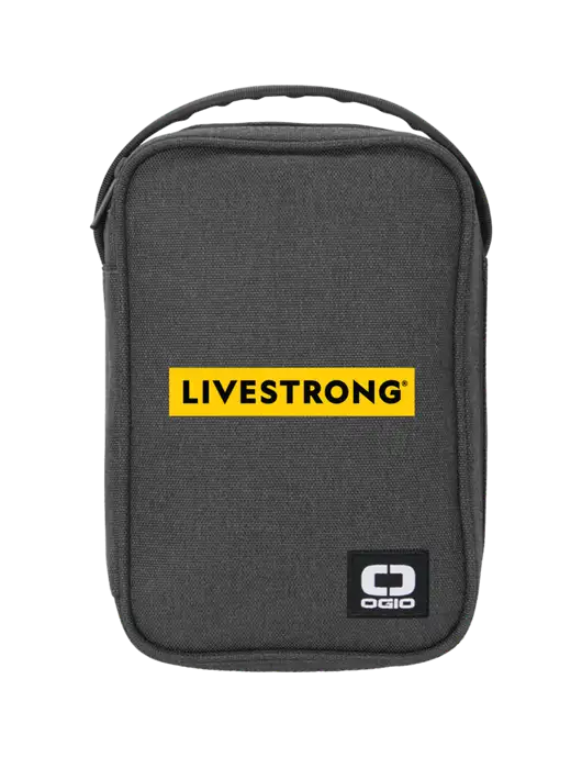 OGIO Grey Vault Travel Organizer w/LIVESTRONG Logo
