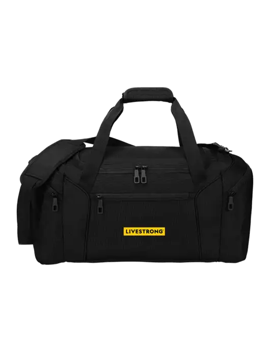 Slim & Lite Black Duffel    w/LIVESTRONG Logo