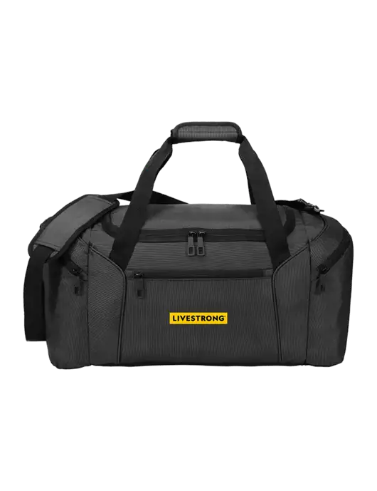 Slim & Lite Dark Grey Duffel    w/LIVESTRONG Logo
