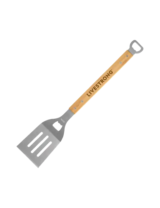 Bamboo BBQ Spatula w/LIVESTRONG Logo
