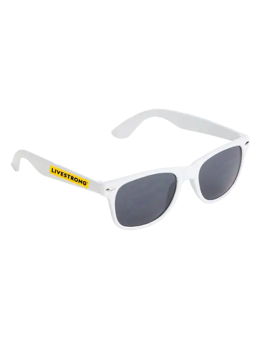 Daytona White Sunglasses w/LIVESTRONG Logo