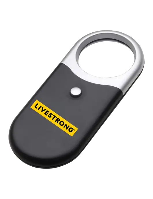 Compact Black Magnifier Light w/LIVESTRONG Logo