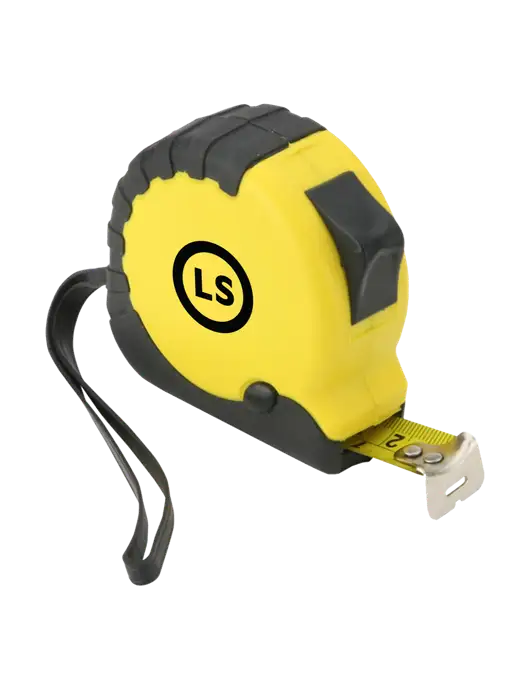Yellow Tape Measure, 16' w/LS Circle Logo