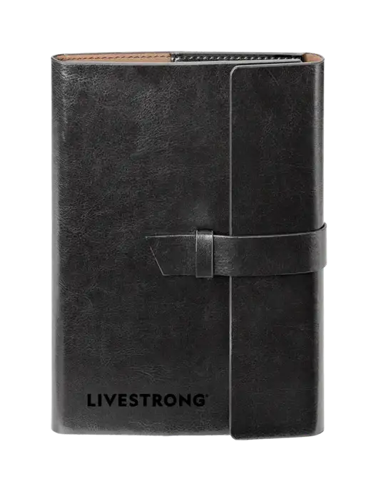 Fabrizio Black 6.875 x 9.56 Portfolio w/LIVESTRONG Logo