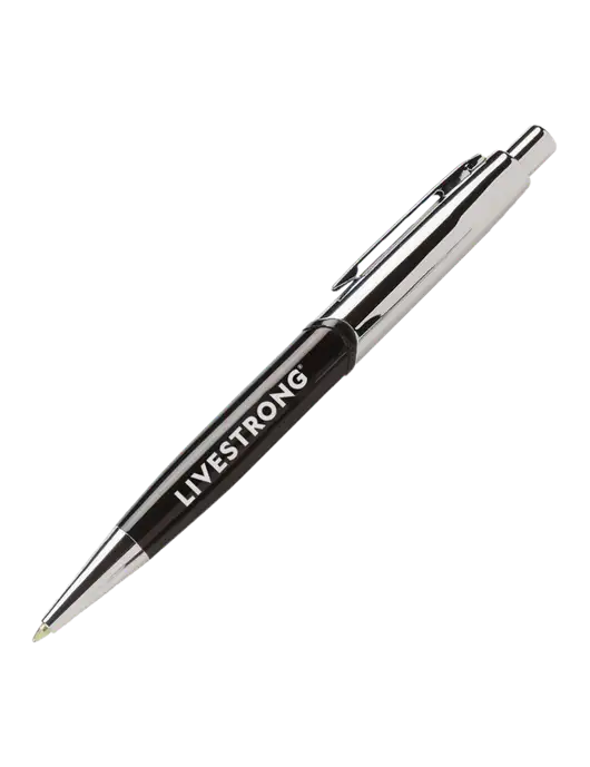 Chimera Black Pen - Black Ink w/LIVESTRONG Logo