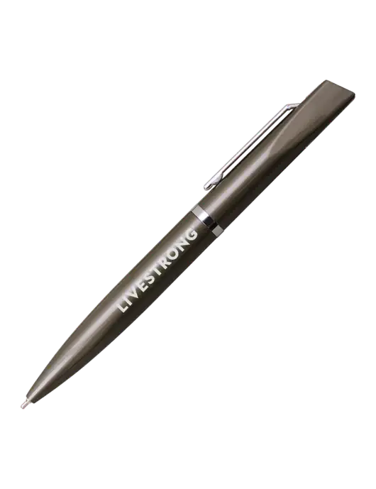 Santos Gunmetal Pen - Black Ink w/LIVESTRONG Logo