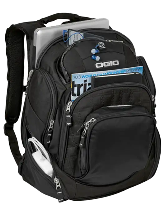 OGIO Black Mastermind Pack w/LIVESTRONG Logo