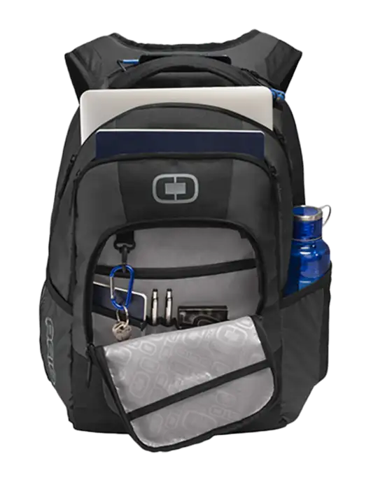 OGIO Diesel Grey Logan Laptop Backpack
 w/LIVESTRONG Logo