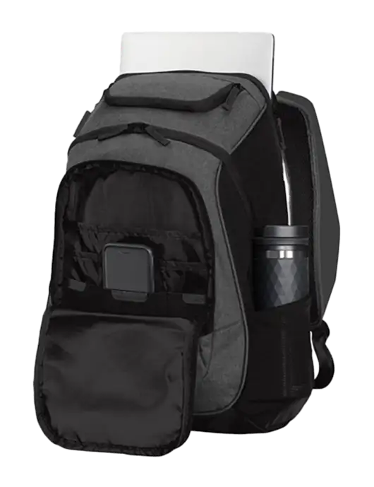 Executive Graphite Heather/Black Laptop Backpack w/LIVESTRONG Logo