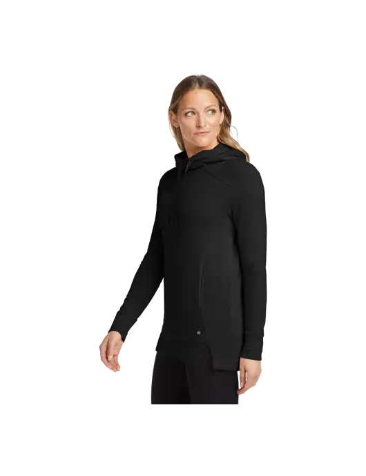 OGIO Black Womens Luuma Pullover Fleece Hoodie w/LIVESTRONG Logo